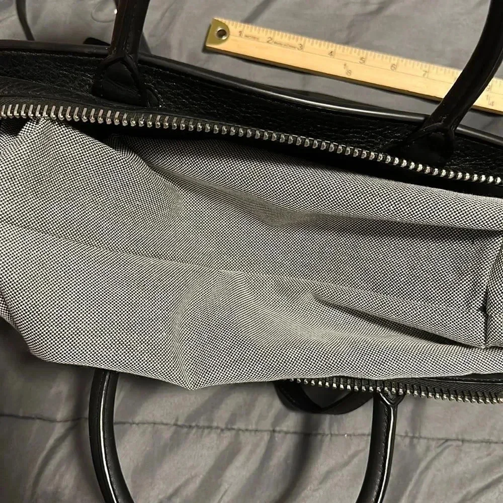 Alexander Wang Black Attica Suede Satchel Bag